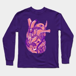 Violet Dahla Light Heart Long Sleeve T-Shirt